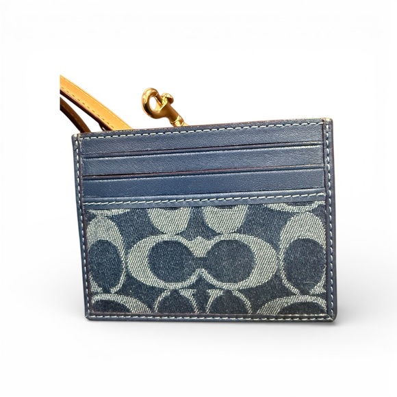 Coach Ashton Denim Signature Crossbody Shoulder Bag Set | 2024 w card holder - Picture 7 of 11